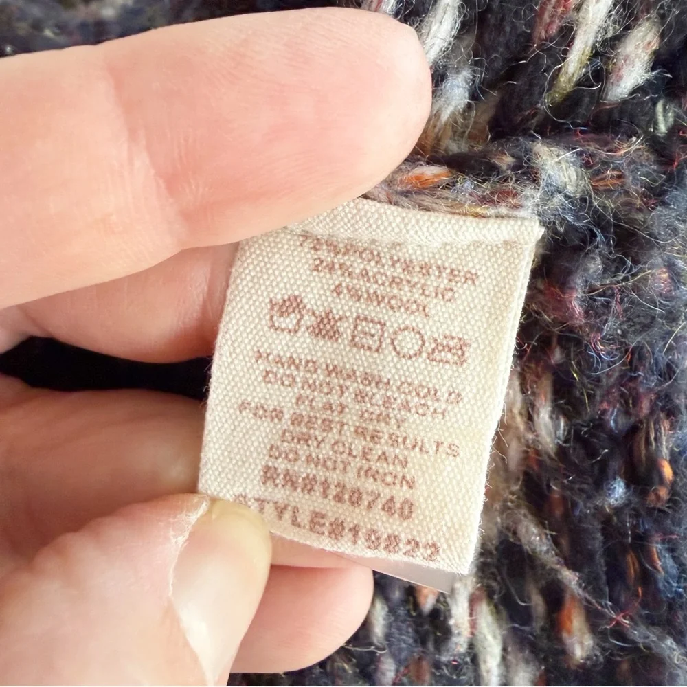 Mystree Women Fair Isle Chunky Cardigan Large Cabin Casual Forest Ski Indie